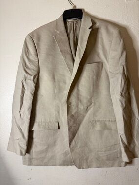 Lauren Ralph Lauren Light Beige  100 percent linen Men's Blazer